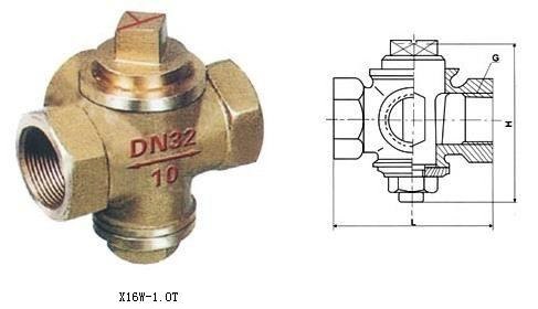 Internal threaded plug valve