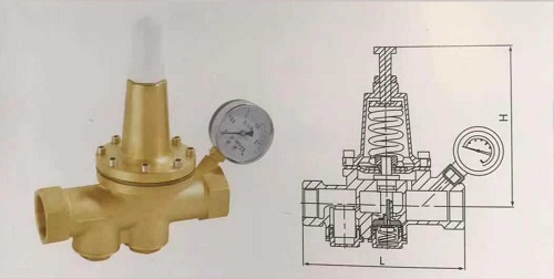 Brass 200P pressure reducing valve