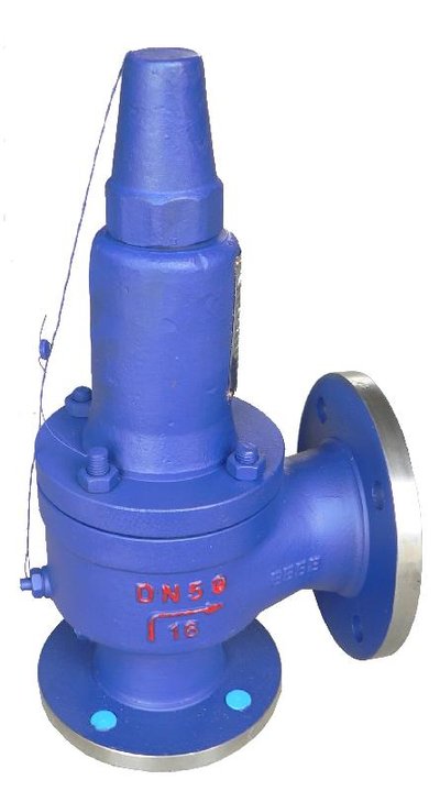 Lead sealing safety valve