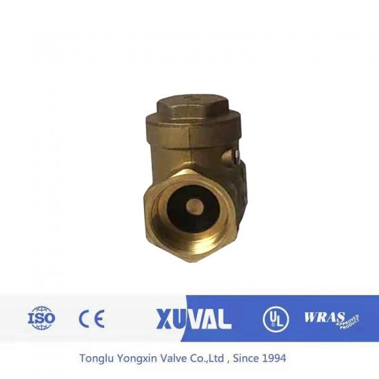 Brass swing check valve