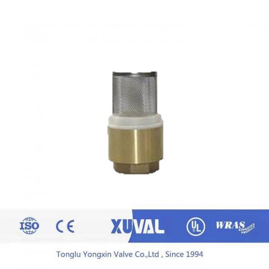 Brass vertical check valve