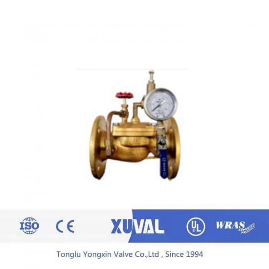 Brass pressure reducing valve