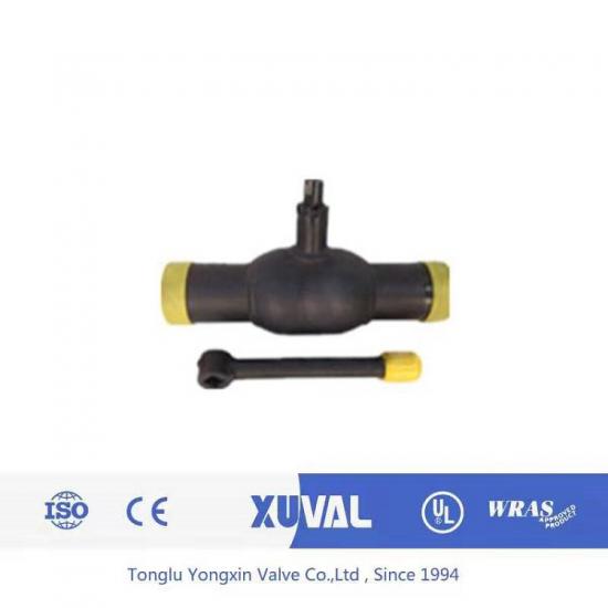 Full diameter welded ball valve