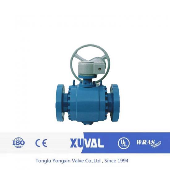 Cast iron pneumatic ball valve