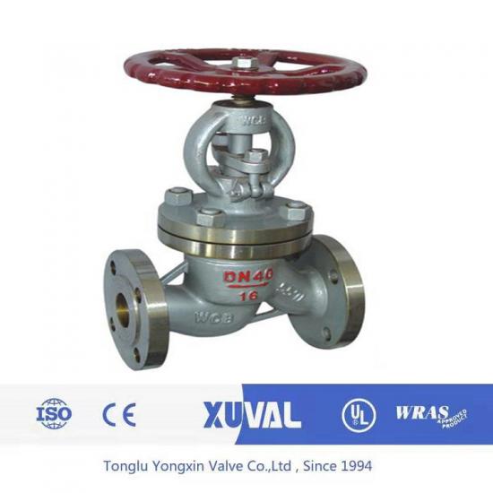 PN40 carbon steel gas globe valve