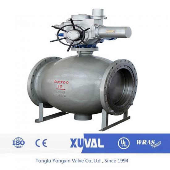 PN10 carbon steel eccentric ball valve