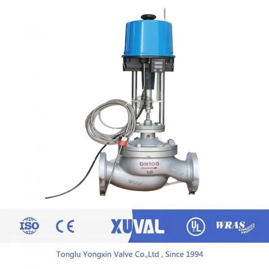 Cast iron temperature self regulating valve