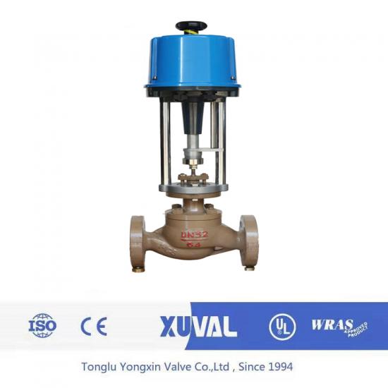 Stainless steel electronic electric single seat control valve