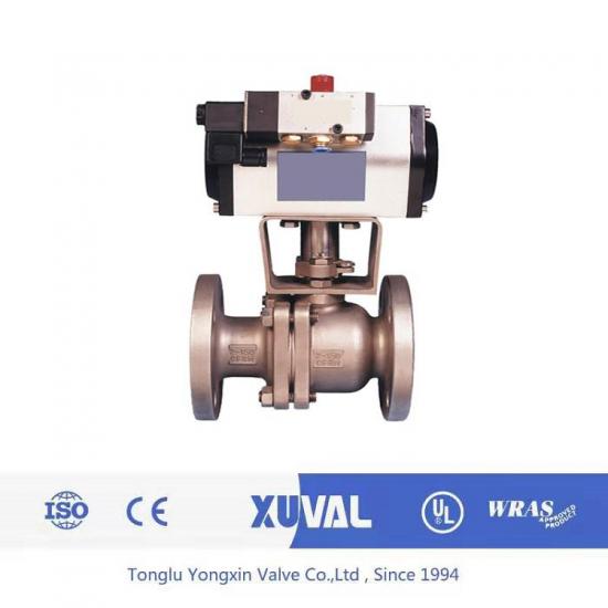 Carbon steel electric O-type shut off valve
