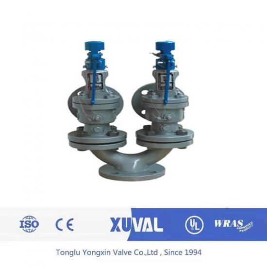 Stainless steel spring type double safety valve