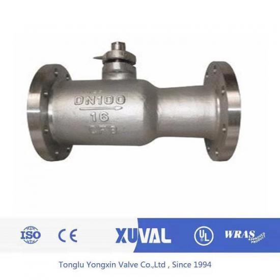 Stainless steel integral high temperature ball valve