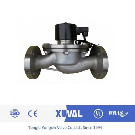 Stainless steel flange solenoid valve