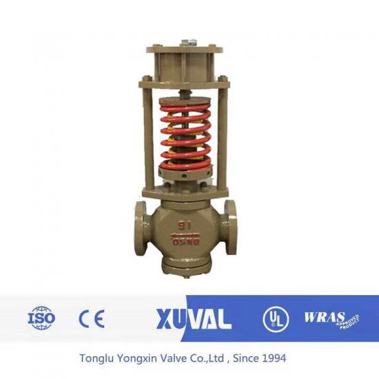 Self-operated pressure regulating valve