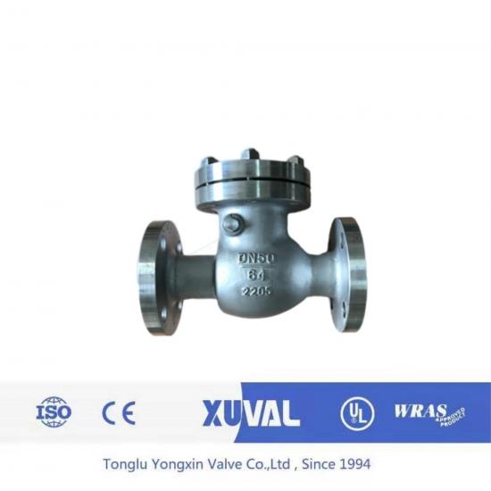 Dual phase steel check valve