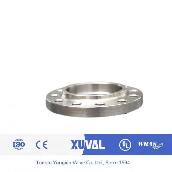 Necked flange plate