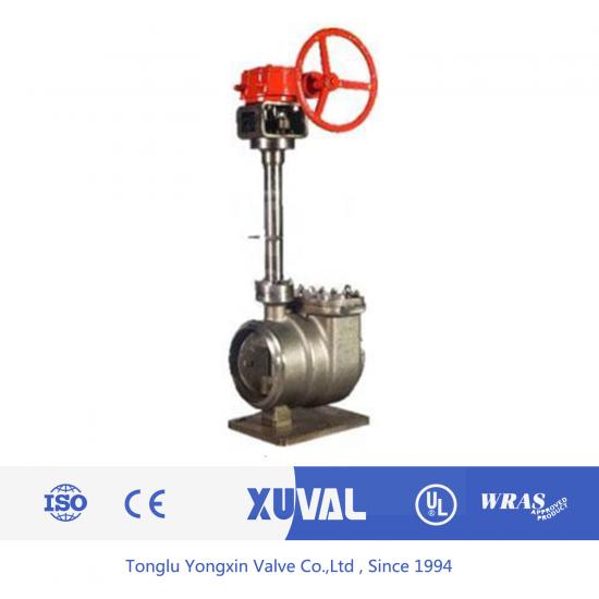 LNG side mounted butterfly valve