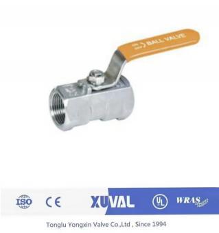 One-piece female threaded ball valve